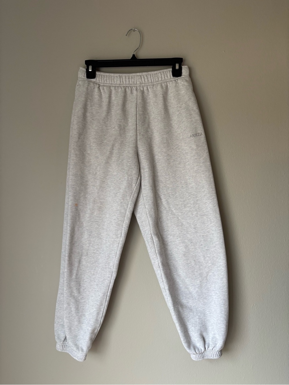 Aritzia Light Gray Sweatfleece relax fit sweatpants